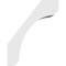 Ekena Millwork 6-in. W x 14-in. D x 18-in. H Legacy Architectural Grade PVC Knee Brace BRCP06X14X18LEC - alternate 6